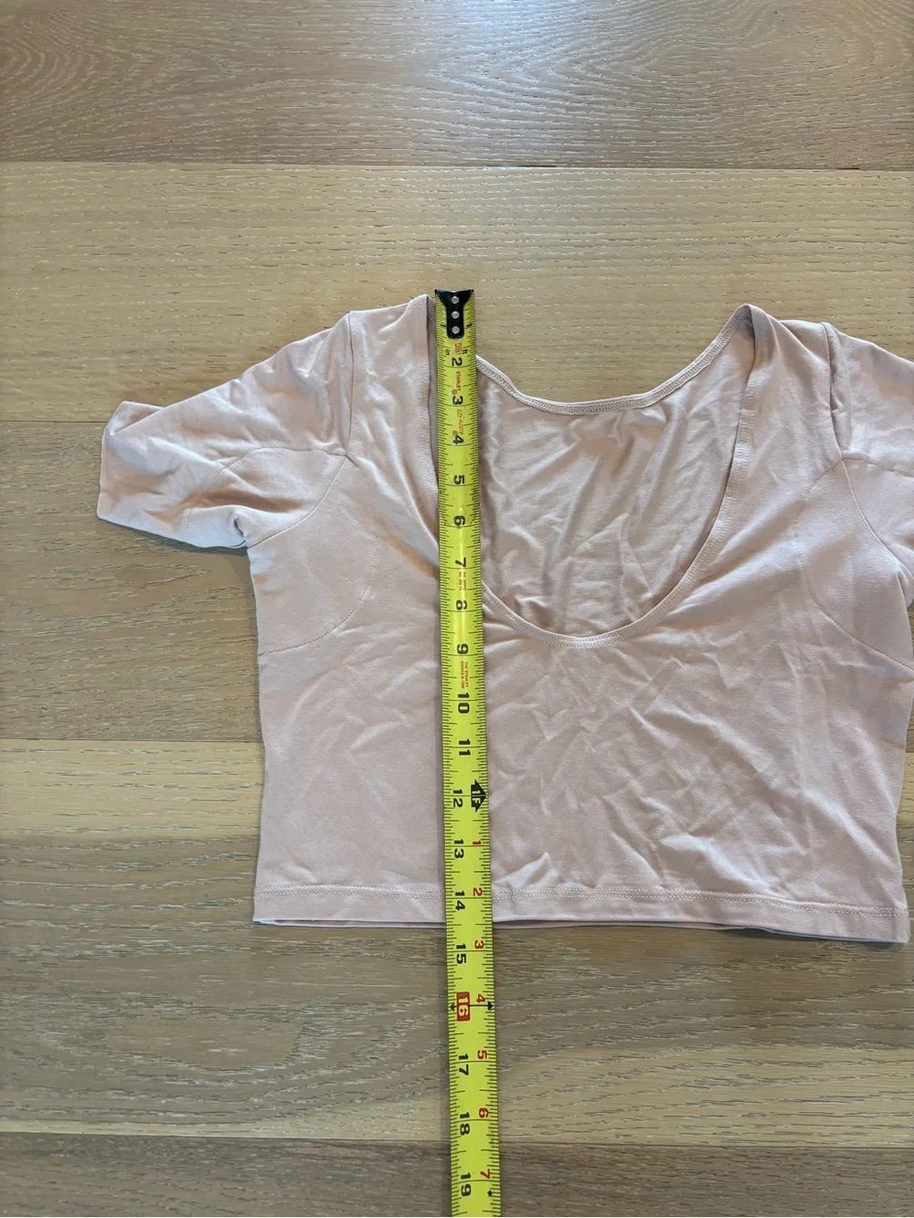 Numi The Crop Undershirt Almond M NWT Sweat Proof Short Sleeve Layer Shirt Top - Picture 14 of 14